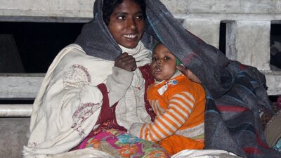 Donate blanket to needy people