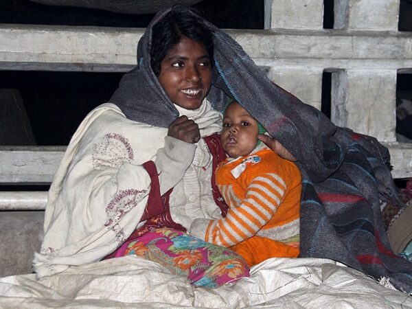 Donate blanket to needy people